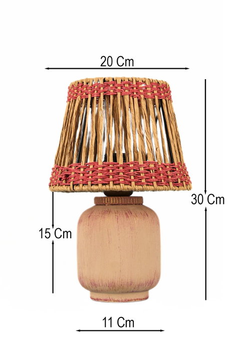 Opviq Lámpara de Mesa BK066 Rosa Opviq Lámpara de Mesa BK066 Rosa